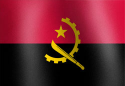 Angola National Flag Graphic