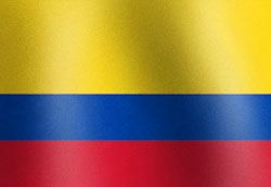 Colombia National Flag Graphic