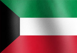 Kuwait National Flag Graphic