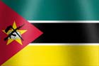 Mozambique National Flag Graphic