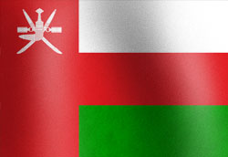 Oman National Flag Graphic