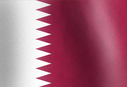 Qatar National Flag Graphic